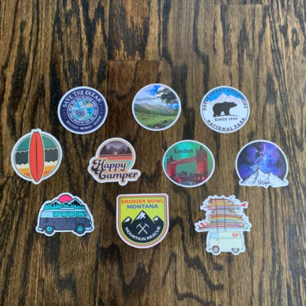 10 Outdoor Stickers
